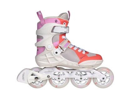 Kolečkové brusle Powerslide Argon 90 Peach (Velikost koleček 90mm, Velikost 37)