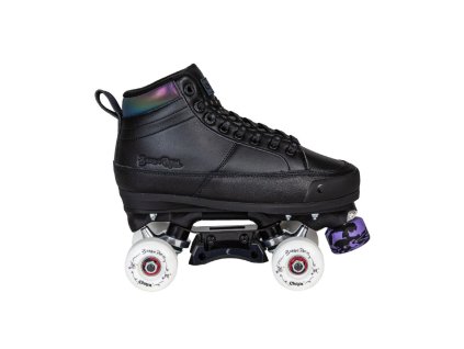 Kolečkové brusle Chaya Quad Kismet Barbiepatin Black (Velikost koleček 56mm, Velikost 42)