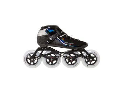 Kolečkové brusle Powerslide Dragon Black 100 (Velikost koleček 100mm, Velikost 41)