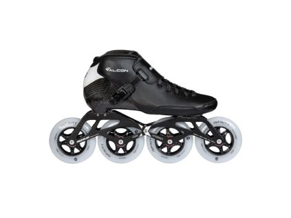 Kolečkové brusle Powerslide Falcon Black 100 (Velikost koleček 100mm, Velikost 40)