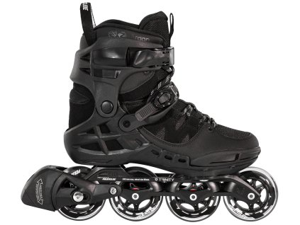 Kolečkové brusle Powerslide Phuzion Argon Black 80 Trinity (Velikost koleček 80mm, Velikost 41)