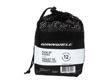 Hokejový puk Winnwell černý oficiální (12ks) (Barva Černá)