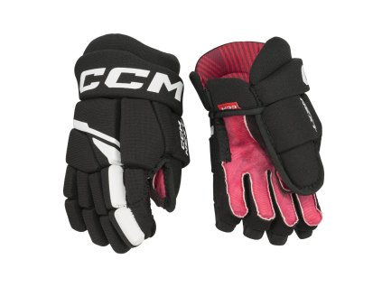 Rukavice CCM Next YTH (Barva Bílá-Černá, Velikost 8", Varianta Dětská)