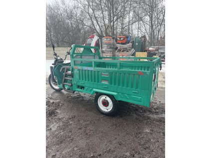 Pracovní tříkolka  rikša Zethos (72V, 58AH - AŽ 3000W) zelená