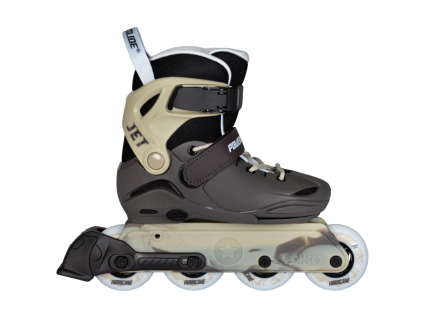 Dětské kolečkové brusle Powerslide Jet Brown (Velikost koleček 64mm, Velikost 27–30)