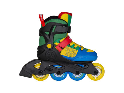 Dětské kolečkové brusle Powerslide Rocket Motley (Velikost koleček 64mm, Velikost 29–32)