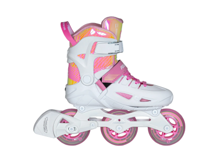 Dětské kolečkové brusle Powerslide Universe Pink (Velikost koleček 80mm, Velikost 29–32)