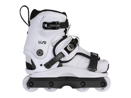 Kolečkové brusle Powerslide USD Shadow Team White (Velikost koleček 57mm, Velikost 38)