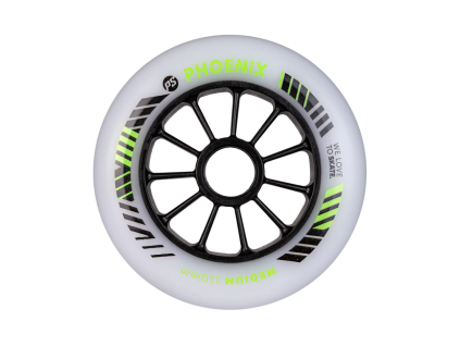 Kolečka Powerslide Phoenix 110mm DD Medium (8ks) (Tvrdost 84A, Velikost koleček 110mm)