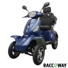 Elektrický čtyřkolový vozík RACCEWAY® STRADA ELECTRIC SCOOTER, modrý lesk
