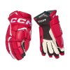 Dámské rukavice CCM Jetspeed FTWomen SR (Barva Bílá-Černá, Velikost 12", Varianta Senior)