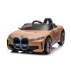 Dětské elektrické auto BMW i4 žlutá/yellow