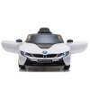Dětské elektrické auto BMW i8 Coupe bílá/white