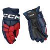 Rukavice CCM Jetspeed FT8 Pro SR (Barva Bílá-Černá, Velikost 14", Varianta Senior)