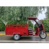 PRACOVNÍ TŘÍKOLKA RIKŠA CARGO KUTIL - 2025 (72V, 58Ah - až 3000W) - elektrická nákladní tříkolka červená