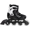 Dětské kolečkové brusle Powerslide Khaan Junior SQD Black (Velikost koleček 70mm, Velikost 31–34)