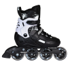 Dětské kolečkové brusle Powerslide Khaan Magic Black (Velikost koleček 70mm, Velikost 31–34)