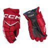 Rukavice CCM Jetspeed FT8 Pro JR (Barva Bílá-Černá, Velikost 11", Varianta Junior)