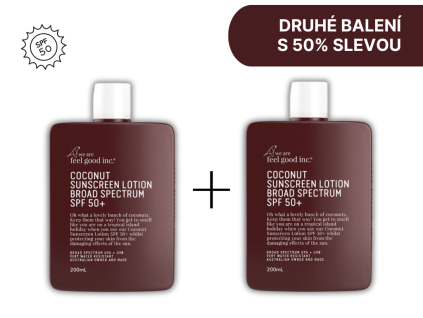 SPF Coconut – Druhé jen za půl!  Výhodná sada – druhé balení za 50 %