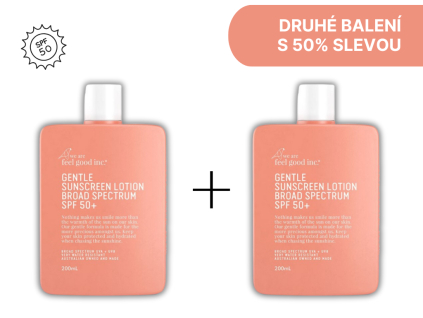 SPF Gentle – Druhé jen za půl!  Výhodná sada – druhé balení za 50 %