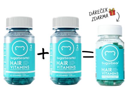 SugarbearPRO 2+1 ZDARMA🐻  Výhodné balení na 5 měsíců
