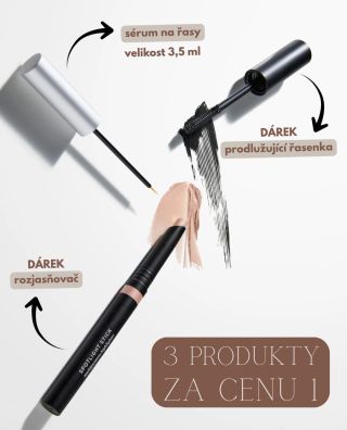 získej 3 PRODUKTY ZA CENU 1 🤯🥰 Hlásíme poslední kusy naší limitované edice na řasy a obočí od RevitaLash.🙌🏻 V dárkové sadě...