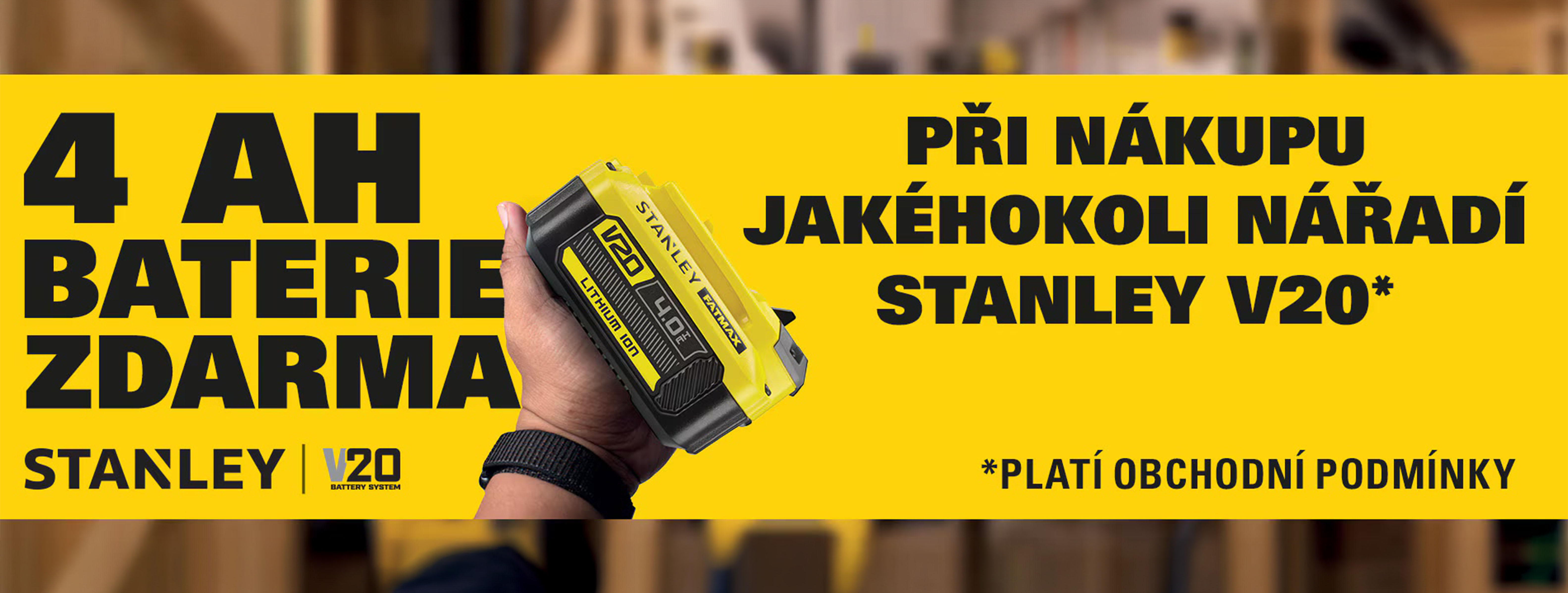 Stanley baterie zdarma