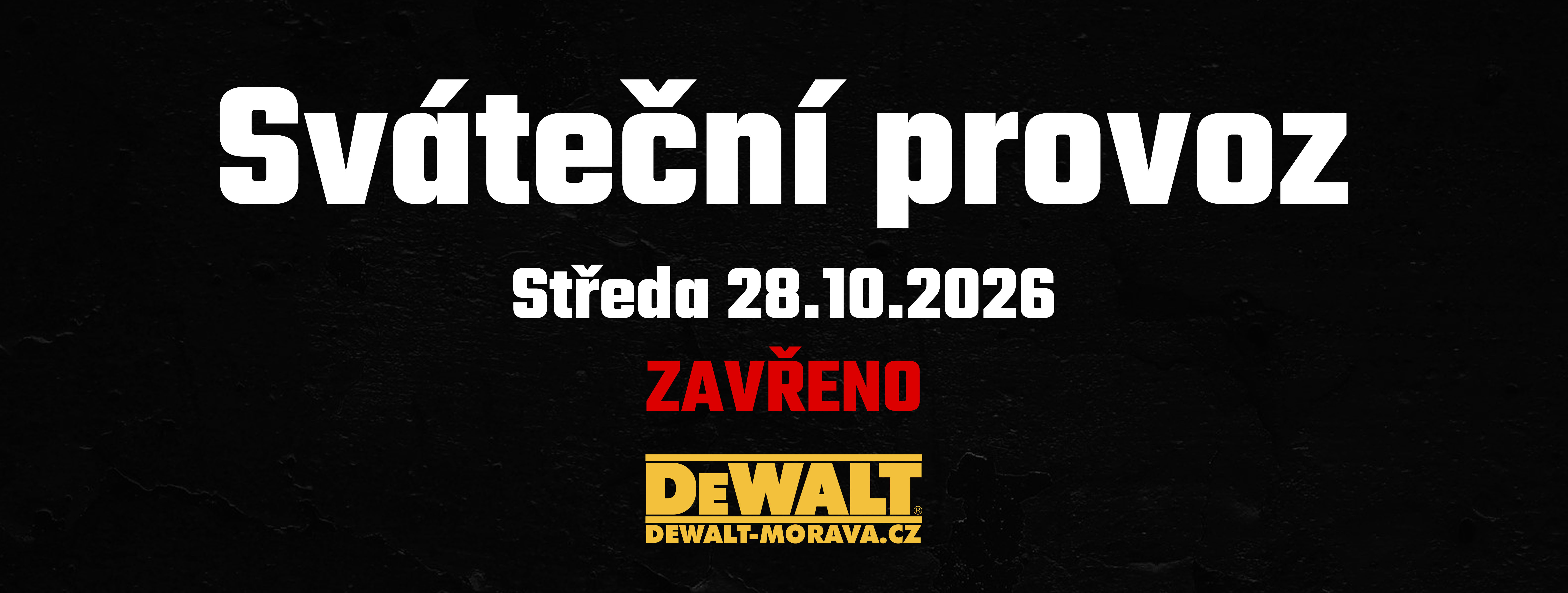 Sváteční provoz