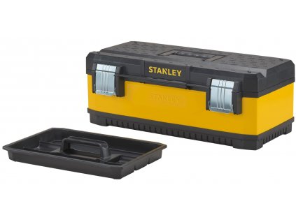 1-95-613 STANLEY 58CM KOVOPLASTOVÝ BOX NA NÁŘADÍ - ŽLUTÝ