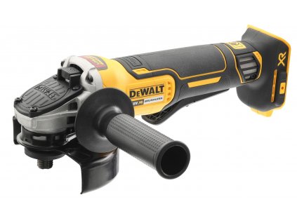 DCG406N DEWALT AKU 18V XR BEZUHLÍKOVÁ 125MM ÚHLOVÁ BRUSKA, KOLÍBKOVÝ SPÍNAČ, BEZ BATERIE A NABÍJEČKY, V KRABICI