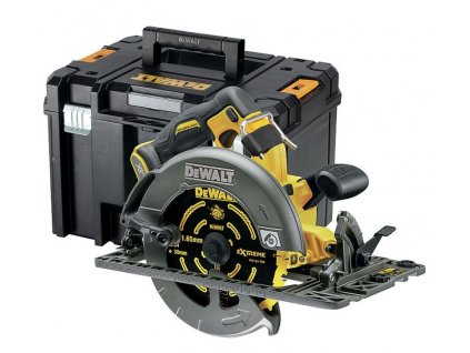DCS579NT DEWALT 54VOLT AKU KOTOUČOVÁ PILA 190MM, ZÁKLADNA NA VODÍCÍ LIŠTY, BEZ BATERIE A NABÍJEČKY, KUFR T-STAK