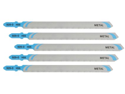 DT2085 DEWALT PILOVÉ PLÁTKY 132 MM, 5 KS, PRO PŘÍMÉ ŘEZY V TENKÉM KOVU, BAREVNÉM KOVU (1,5 - 3 MM) A HLINÍKU AŽ DO TLOUŠŤKY 65 MM