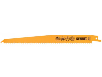 DT2349 DeWALT 228mm Pilový demoliční plátek pro mečové pily, pro rychlý řez na dřevo s hřebíky