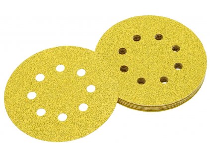 DT3102 DEWALT BRUSNÉ KOTOUČE Ø125 MM, K60, 10 KS, SUCHÝ ZIP