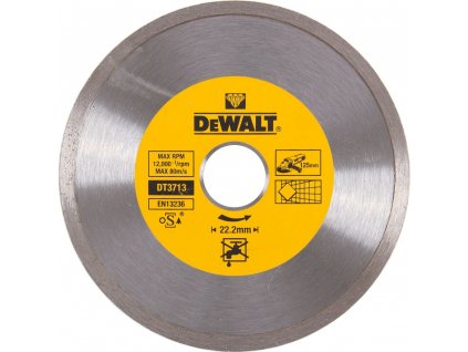 1516 dt3713 dewalt diamantovy kotouc se spojitym obvodem ze slinutych karbidu 125x22 2mm