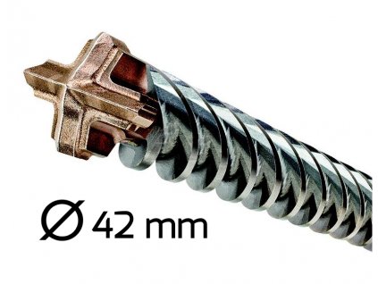 1306 dt60847 dewalt vrtak sds max xlr 42mm x 570 x 450 4brity s celokarbidovou hlavou