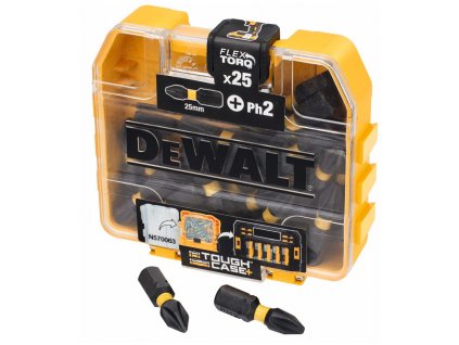 DT70555T DEWALT PH2 BITY, 25MM IMPACT TORSION EXTREME, 25 KS