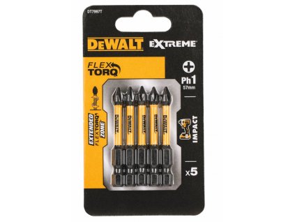 DT7997T DEWALT SADA BITŮ 5 KS, PH1 X 57 MM, EXTREME TORSION