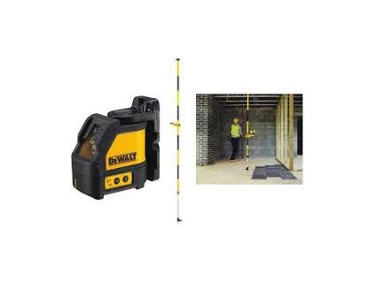 285 dw088kpol dewalt krizovy laser s rozpernou tyci 2 paprsky 15 m dosah