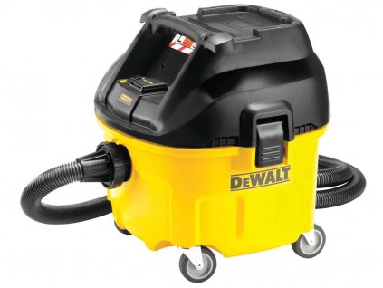 DWV901L DeWALT Průmyslový vysavač na suché i mokré vysávání, 1 400W, 30l nádoba, 4 080l/m