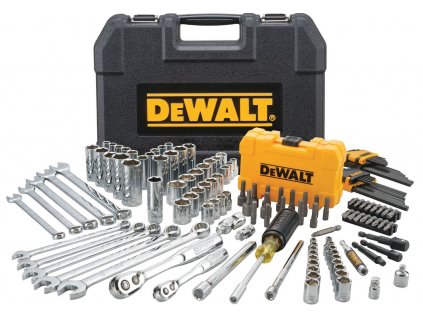 DWMT73802-1 142DÍLNÁ SADA S RÁČNOU 1/4" A 3/8"