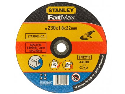STA32687 STANLEY FATMAX ŘEZNÝ KOTOUČ ⌀230 X 22,2MM X 1,8MM NA KOV