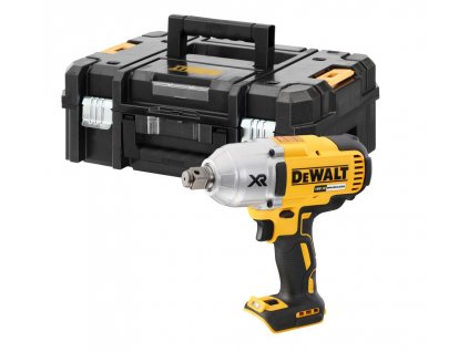 DCF897NT DEWALT 18V AKU BEZUHLÍKOVÝ RÁZOVÝ UTAHOVÁK 3/4", BEZ AKU A NABÍJEČKY, KUFR T-STAK