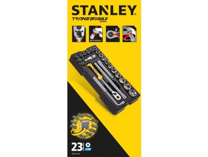 STMT1-74173 STANLEY 23DÍLNÁ SADA 1/2" HLAVIC
