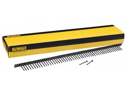 DWF4000550 DEWALT PÁSKOVANÉ VRUTY DO SÁDROKARTONU 3,5 X 55MM, JEMNÝ ZÁVIT, 1000KS/BAL