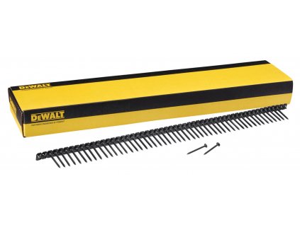 DWF4000450 DEWALT PÁSKOVANÉ VRUTY DO SÁDROKARTONU 3,5 X 45MM, JEMNÝ ZÁVIT, 1000KS/BAL
