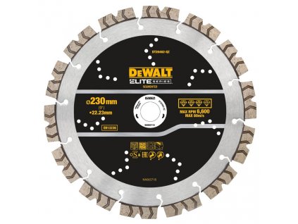 DT20462 DEWALT 230 X 22,23 MM SEGMENTOVÝ DIAMANTOVÝ KOTOUČ ELITE