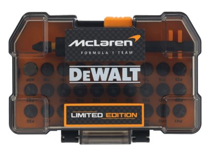 DT70900T-QZ DEWALT MCLAREN 32DÍLNÁ SADA PŘÍSLUŠENSTVÍ S DRŽÁKEM BITŮ