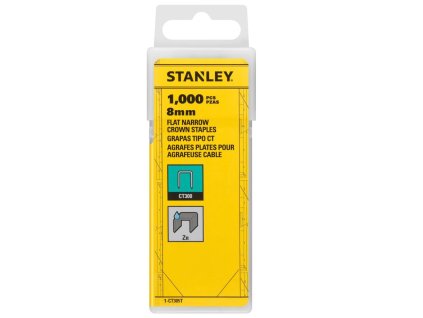 1-CT305T STANLEY HRANATÉ SPONY 8 MM, 1000 KS