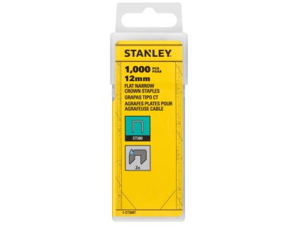 1-CT308T STANLEY HRANATÉ SPONY 12 MM, 1000 KS